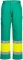 Pantaloni de serviciu Hi-Vis contrast clasa 1, galben/teal, regular, lightweight, Portwest marimea L