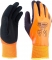 Manusi de asamblare din poliester cu palma imersata in latex, Portocaliu, LRS3033, Rock Safety marimea 08