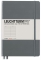 Caiet cu elastic A5, 125 file, dictando, Leuchtturm1917 antracit