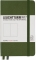 Caiet cu elastic A6, 94 file, velin, Leuchtturm1917  army