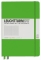 Caiet cu elastic A5, 125 file, matematica, Leuchtturm1917 vernil