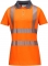 Tricou polo pro, pentru femei, portocaliu/gri, PW3, Portwest marimea L