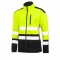 Jacheta fleece reflectorizanta Refus, galben, Artmas marimea 4XL