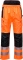 Pantaloni de ploaie Hi-Vis extreme, portocaliu/negru, regular, PW3, Portwest marimea L