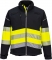 Jacheta Hi-Vis Softshell clasa 1, negru/galben, Portwest marimea 4XL