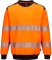 Hanorac cu guler Hi-Vis, portocaliu/negru, Regular, Portwest marimea 4XL