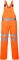 Pantaloni cu pieptar Hi-Vis Poli-bumbac, portocaliu, regular, Portwest marimea L