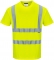 Tricou cu maneci scurte Hi-Vis, galben, regular, Cotton Comfort, Portwest marimea 4XL
