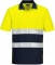 Tricou polo Hi-Vis contrast s/s, galben/navy, regular, Lightweight, Portwest marimea 4XL
