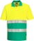 Tricou polo Hi-Vis contrast s/s, galben/teal, regular, Lightweight, Portwest marimea 4XL