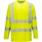 Tricou cu maneci lungi Hi-Vis, galben, regular, Portwest marimea L