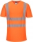 Tricou Hi-Vis cu anchior, cu insertii de plasa, portocaliu, regular, Cotton Comfort, Portwest marimea 4XL