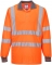 Tricou polo cu maneci lungi Hi-Vis, portocaliu, regular, Portwest marimea 4XL