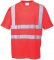 Tricou Hi-Vis, rosu, regular, Portwest marimea L