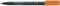 Marker permanent 0.6 mm Lumocolor Staedtler portocaliu