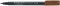 Marker permanent 0.6 mm Lumocolor Staedtler maro