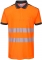 Tricou polo Hi-Vis Vision PW3, Portocaliu/Negru, Portwest  marimea S