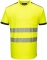 Tricou Hi-Vis S/S, galben/negru, regular, PW3, Portwest marimea 4XL
