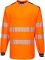 Tricou Hi-Vis L/S , portocaliu/navy, regular, PW3, Portwest marimea 4XL