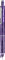 Stilou retractabil Writech M cu cutie cadou si 5 patroane cerneala albastre violet